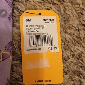 Carhartt baby girl outfit size 6 month